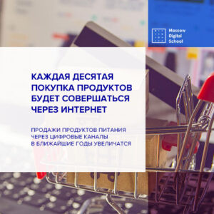 Каждая десятая покупка продуктов к 2030 году будет совершаться через интернет